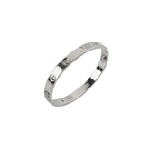 Cartier 4 Diamond White Gold Size 16 Love Bracelet
